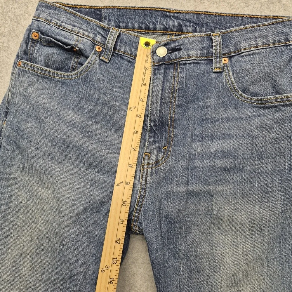 Levis 541 Jeans Mens 34x29 Athletic Tapered Blue Denim Pants Classic Medium Wash